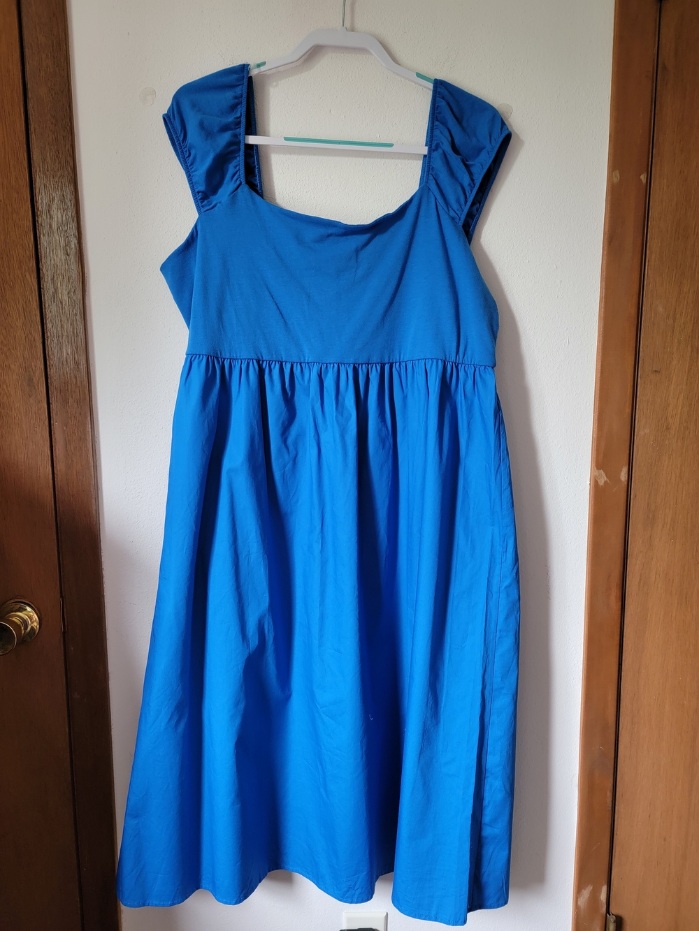 Derek Heart Royal Blue Midi Sleeveless Square Neckline Sundress Sz 2X NWT